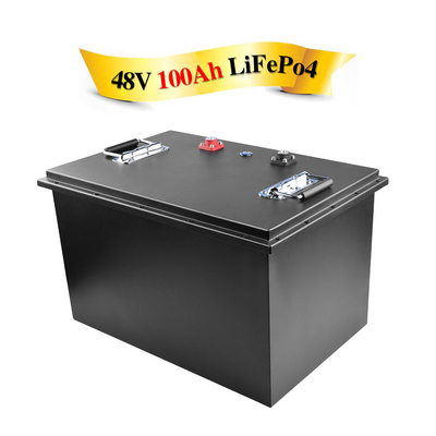 Lithium Ion Battery Pack Waterproof Prismatic Cell Lifepo4 16s 48v Bms 100ah