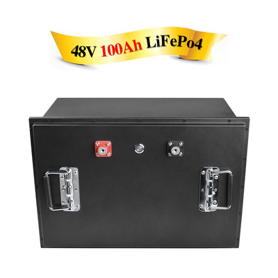 Lithium Ion Battery Pack Waterproof Prismatic Cell Lifepo4 16s 48v Bms 100ah