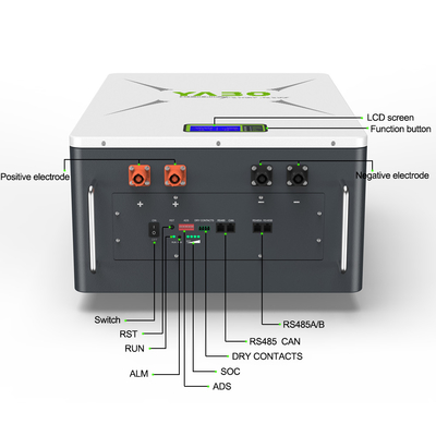 Hybrid Grid 48V Lifepo4 Lithium Ion Battery Home Energy Lifepo4 Battery Powerwall