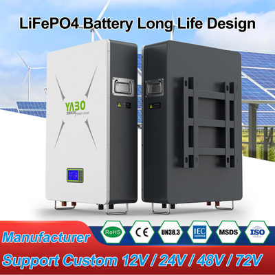 10kwh 51.2v 200ah Lifepo4 Lithium Battery Solar Energy Storage System Deep Cycle Diy