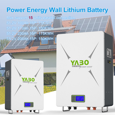 Solar Lifepo4 Battery Powerwall 5kwh 10kwh Portable Transport 48v 200ah