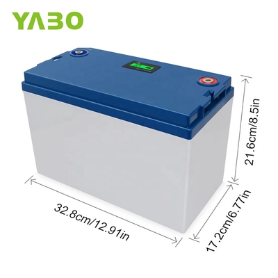 12v 100ah Lithium Iron Lifepo4 Battery BMS Energy Solar Control 12V