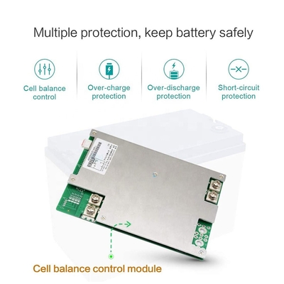 12v 100ah Lithium Iron Lifepo4 Battery BMS Energy Solar Control 12V