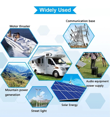 24V 36V 48V 12V Lifepo4 Battery 12v 200ah Yacht Solar Storage UPS