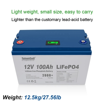 Lifepo4 Golf Battery Solar RV Rechargeable 100ah 12v lithium lifepo4 battery