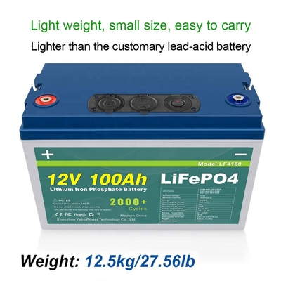 100ah Lifepo4 12v Battery Packs Solar Bms BOATS UPS Golf Carts
