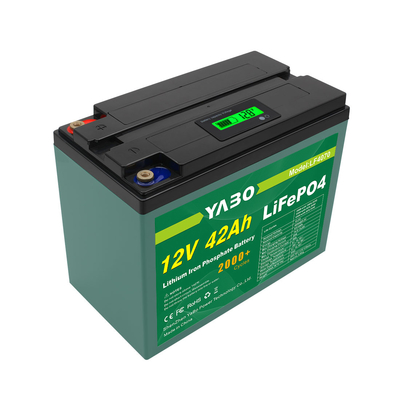 Ferrous Phosphate Lithium Iron Lifepo4 Battery 12v 42ah Deep Cycle