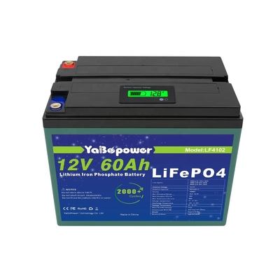 Factory Direct Rechargeable Portable Lithium Iron Phosphate Pack Deep Cycle 36V 24V 12V 60Ah LiFePO4 Battery