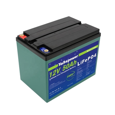 12v 50ah Lifepo4 Rechargeable Battery Pack 2000 Deep Cycles