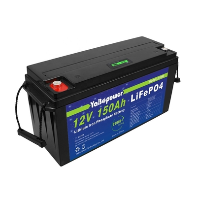 Lifepo4 Battery 12v 150 Ah Deep Cycle With 2000 Cycles For Outdoor Power Supply