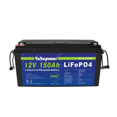 Lifepo4 Battery 12v 150 Ah Deep Cycle With 2000 Cycles For Outdoor Power Supply