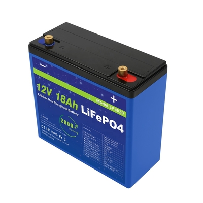 Substantial Supply Factory Customized 12v 18Ah Discharge Current 9A Lifepo4 Battery With Prominent Capacity