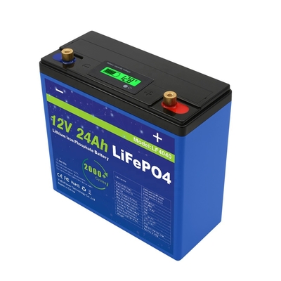 24Ah 12v Lifepo4 Battery Pack With Prominent Capacity  Deep Cycle