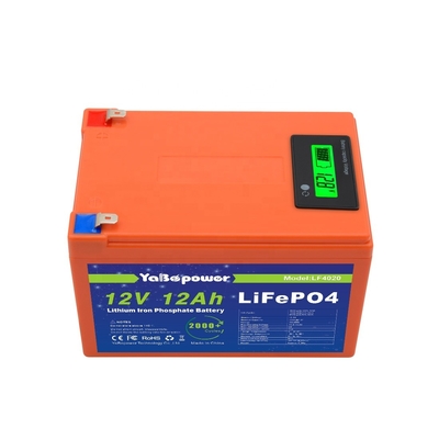 CE Certificated 12v 12Ah Discharge Current 6A Lifepo4 Battery With Prominent Capacity