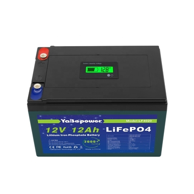 Hot Sale Factory Customized 12v 12Ah Discharge Current 6A Lifepo4 Battery With Prominent Capacity