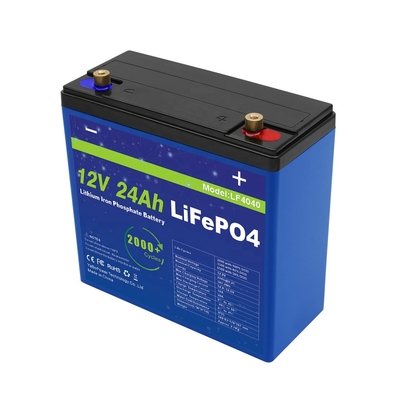 24Ah 12v Lifepo4 Battery Cells Lithium IP55 Waterproof