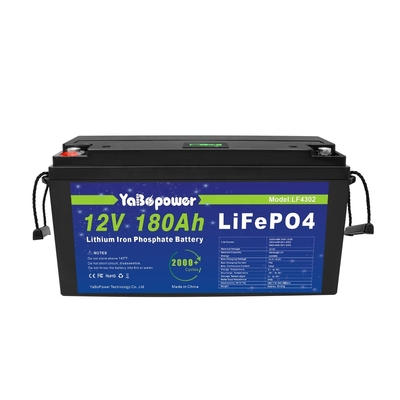 12v 180ah Lifepo4 Battery Deep Cycle For Hybrid System
