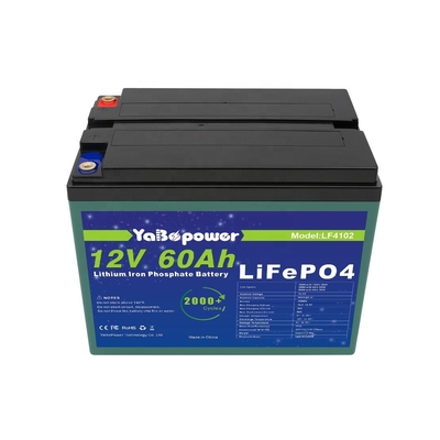 Home Solar 12 Volt Lifepo4 Battery 12v 60Ah Long Life Cycle