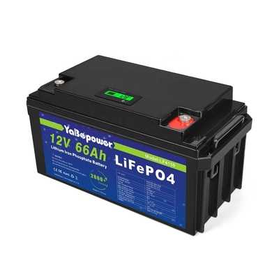 Car 12v 66Ah Lifepo4 Rechargeable Battery Large Capacity