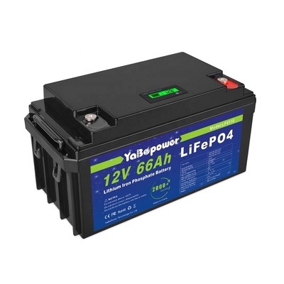 Car 12v 66Ah Lifepo4 Rechargeable Battery Large Capacity