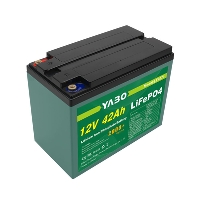 Rv Deep Cycle Lifepo4 Battery 12V 42Ah  2000 Cycles