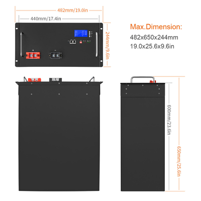 Diy Lifepo4 Ups Battery Lithium Ion 10kwh 48v 50ah 100ah 150ah 200ah Solar Energy Storage