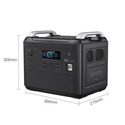 LiFePO4 Portable Power Station For Air Conditioner Fridge Home 2000w Lifepo4 Ups Solar Generator