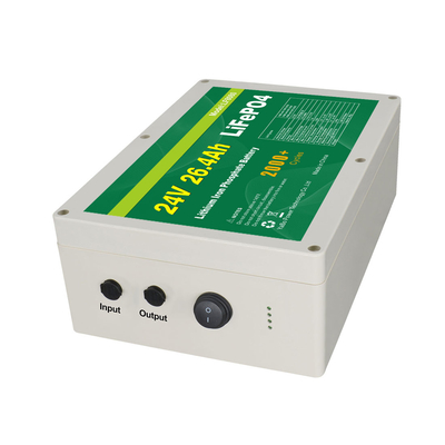Factory Customized Deep Cycle Lithium Lifepo4 Battery Pack 24V 26.4Ah