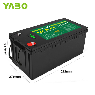 6V 12V 48V Lithium 24v 200ah Lifepo4 Battery For Solar Energy Storage YB LF8010