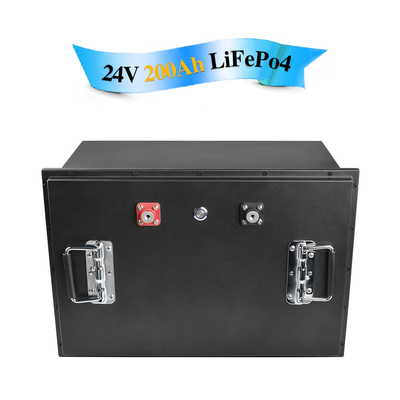 24 Volt Lifepo4 Forklift Battery Electric Waterproof Case Resume Monitor 200Ah