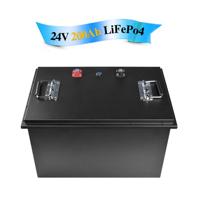 Waterproof 24V Lifepo4 Battery Lithium Iron Phosphate 200Ah Sheet Metal Power Tool