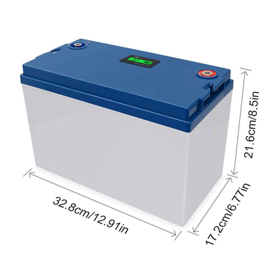 FCC 100ah 12 Volt Lifepo4 Battery M8 Terminal IP55 Plastic Casing