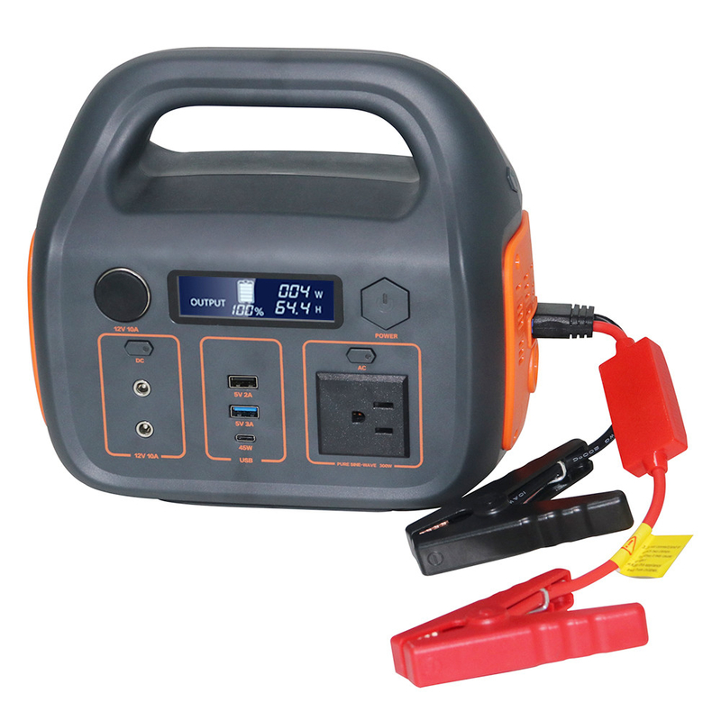 Portable energy storage output 110V AC lithium ion battery 300W renewable energy home power station