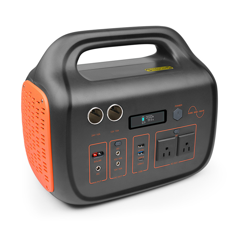 Fast Charging Portable Power Station For Cell Phones Laptop Computers 200V 110V 1000W 24V 42Ah