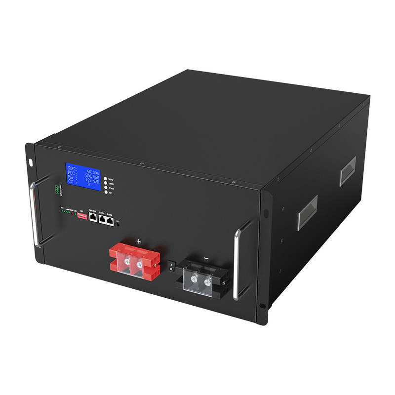 Longer Lifespan Rack Module RS485 CAN Prismatic 16S1P Lithium Ion Battery 200Ah Lifepo4 Battery Pack 48V